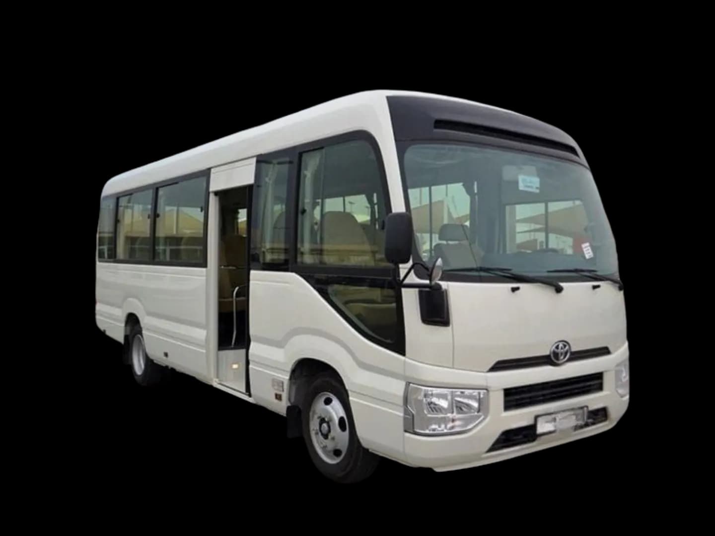 Toyota Coaster: Up to 30 passengers